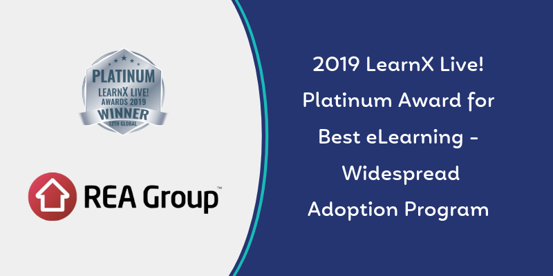 Safetrac wins Best eLearning Widespread Adoption Program with REA Group