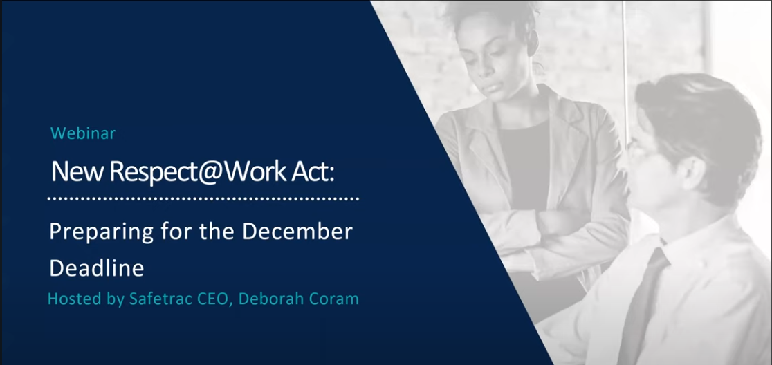 Webinar-preparing for the December deadline