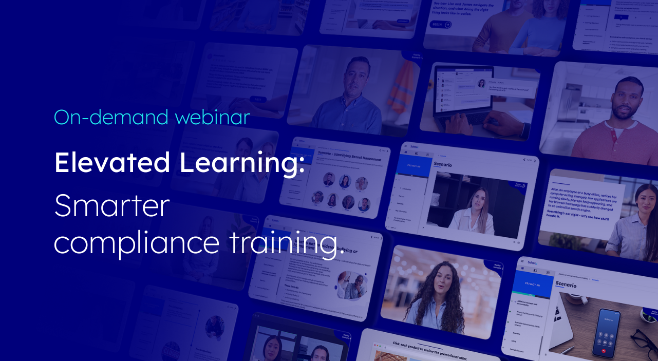 Elevated Learning: Smarter compliance training