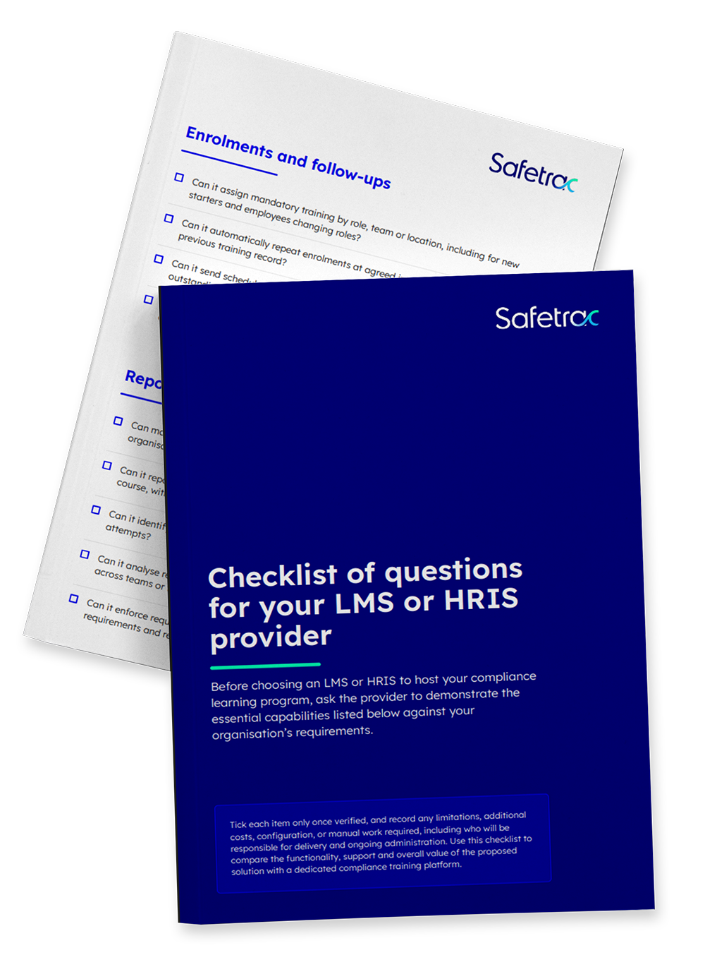 Compliance platform vs HRIS/LMS comparison checklist