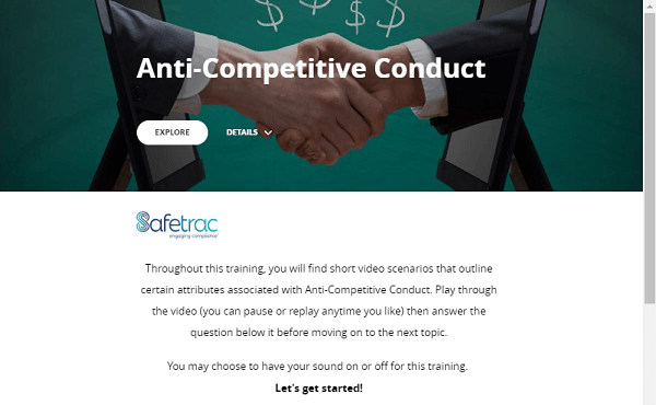 Anti-Competitive Conduct 1